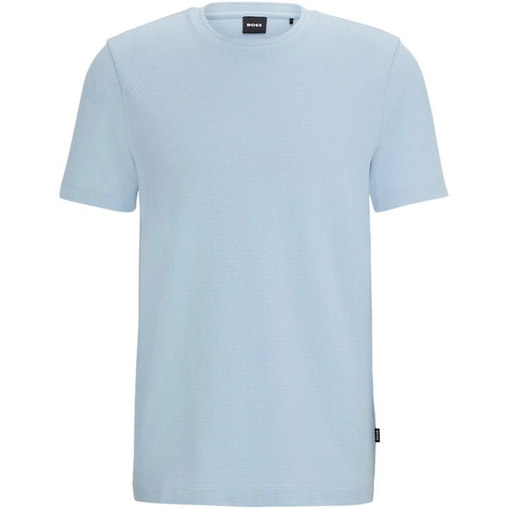 Hugo Boss Tiburt Jacquard T-shirt - Blue